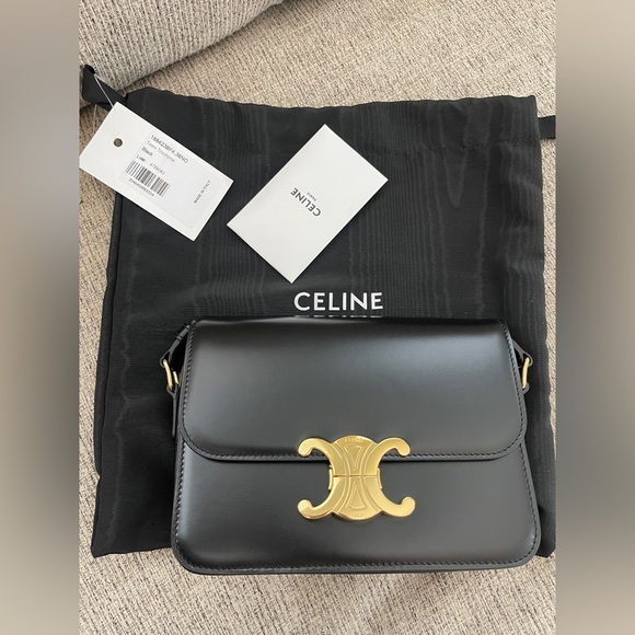 Celine Handbags - Celine triomphe teen bag